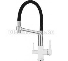 Смеситель для кухни Granula GR-0083 GR-0083 арктик с гибким изливом