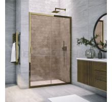 Душевая дверь в нишу Vegas Glass ZP Tur Novo h1900 145 05 05 профиль бронза, стекло бронза