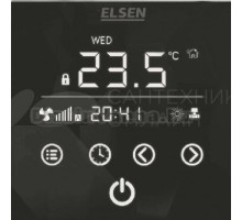 Терморегулятор Elsen EKA.01.02B для принудительной конвекции, черный