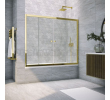 Шторка на ванну Vegas Glass Z2V Tur Novo 170 09 01 профиль золото, стекло прозрачное