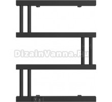 Полотенцесушитель электрический EWRIKA Пенелопа M 50х63, черный