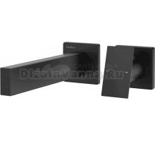 Смеситель для раковины Teska Alax E5308 С ВНУТРЕННЕЙ ЧАСТЬЮ, черный матовый