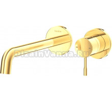 Смеситель для раковины Teska Atlas E5707 С ВНУТРЕННЕЙ ЧАСТЬЮ, золото