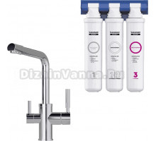 Смеситель для кухни Granula 2015 Хром+АКС-002 с фильтром