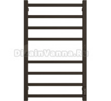 Полотенцесушитель электрический EWRIKA Пенелопа L2 80х50, черный