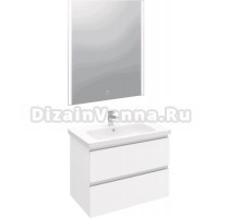 Мебель для ванной Laparet Electra 80 подвесная, белый глянец