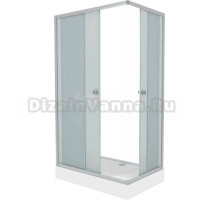 Душевой уголок Niagara Eco NG-129-14Q 120х90 см, стекло матовое