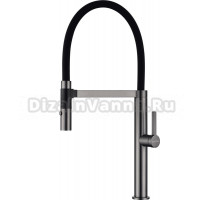 Смеситель для кухни Paulmark Leader Le214101-B с гибким изливом, беретта