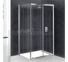 Душевой уголок BelBagno Uno 195 AH 1 100/80 C Cr профиль хром, стекло прозрачное