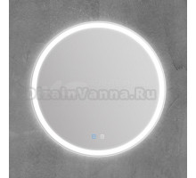 Зеркало круглое BelBagno SPC-RNG-700-LED-TCH-SND с голосовым управлением и подогревом
