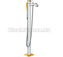 Смеситель Hansgrohe Metropol Classic 31445090 напольный, хром - золото