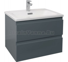 Тумба с раковиной Jacob Delafon Madeleine 60 серый матовый