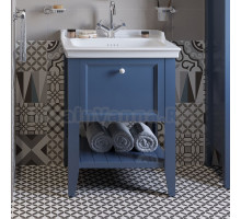 Тумба с раковиной VitrA Valarte 65 стальная синяя