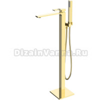 Смеситель BelBagno Luce FMT ORO напольный, для ванны с душем, С ВНУТРЕННЕЙ ЧАСТЬЮ