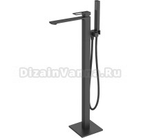 Смеситель BelBagno Luce FMT NERO напольный, для ванны с душем, С ВНУТРЕННЕЙ ЧАСТЬЮ