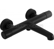 Смеситель BelBagno Uno VASM NERO для ванны с душем