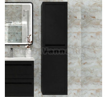 Шкаф-пенал Art&Max Platino подвесной, черный матовый