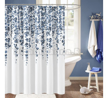 Штора для ванной Carnation Home Fashions Garland 180х180 см, blue
