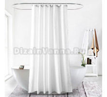 Штора для ванной Carnation Home Fashions Modesty 200х200 см, белый