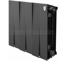 Радиатор биметаллический Royal Thermo Piano Forte 300 noir sable, 6 секций