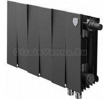Радиатор биметаллический Royal Thermo Piano Forte 200 VD noir sable, 6 секций