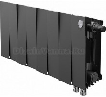 Радиатор биметаллический Royal Thermo Piano Forte 200 VD noir sable, 8 секций