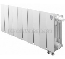 Радиатор биметаллический Royal Thermo Piano Forte 200 VD bianco traffico, 10 секций
