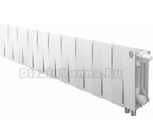 Радиатор биметаллический Royal Thermo Piano Forte 200 VD bianco traffico, 20 секций