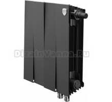 Радиатор биметаллический Royal Thermo Piano Forte 300 VD noir sable, 4 секции