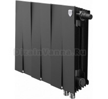 Радиатор биметаллический Royal Thermo Piano Forte 300 VD noir sable, 6 секций