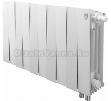 Радиатор биметаллический Royal Thermo Piano Forte 300 VD bianco traffico, 10 секций