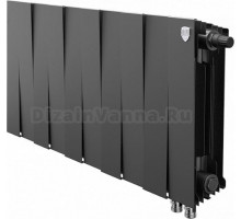 Радиатор биметаллический Royal Thermo Piano Forte 300 VD noir sable, 10 секций