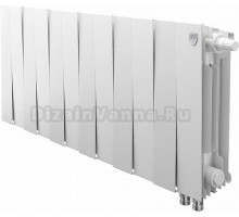 Радиатор биметаллический Royal Thermo Piano Forte 300 VD bianco traffico, 12 секций