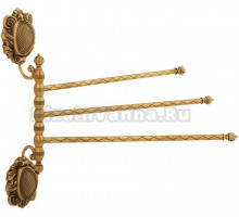 Полотенцедержатель Migliore Cleopatra 16645 тройной поворотный, бронза