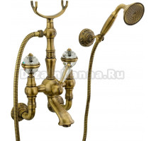 Смеситель Migliore Cristalia 18580 для ванны с душем, бронза