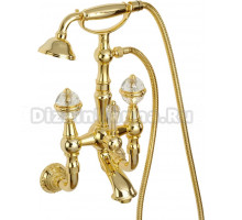 Смеситель Migliore Cristalia 27181 для ванны с душем, золото