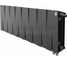 Радиатор биметаллический Royal Thermo Piano Forte 300 VD noir sable, 16 секций