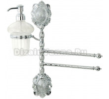 Дозатор Migliore Cleopatra 16674 с полотенцедержателем, хром