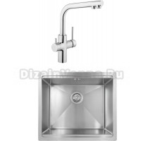 Комплект Мойка кухонная Kaiser KSM-5548 + Смеситель VitrA Split A42144EXP для кухонной мойки