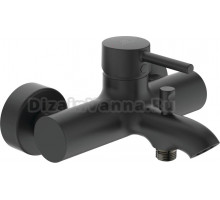 Смеситель Ideal Standard Ceraline BC199XG для ванны с душем, черный