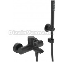 Смеситель Ideal Standard Ceraline BC270XG для ванны с душем, черный