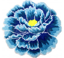 Коврик Carnation Home Fashions Peony Flower Blue 60 см