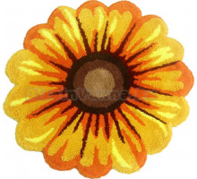 Коврик Carnation Home Fashions Gerbera Flower Yellow 65 см