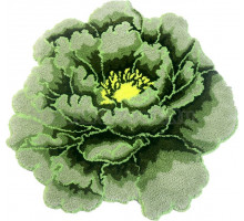 Коврик Carnation Home Fashions Peony Flower Green 73 см