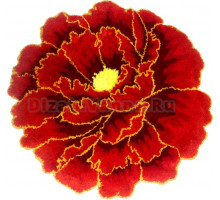 Коврик Carnation Home Fashions Peony Flower Red 60 см