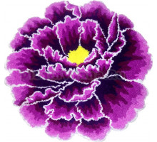 Коврик Carnation Home Fashions Peony Flower Violet 60 см