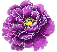 Коврик Carnation Home Fashions Peony Flower Violet 73 см