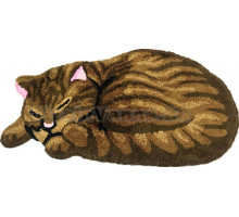 Коврик Carnation Home Fashions Sleeping Cat Brown 84 см