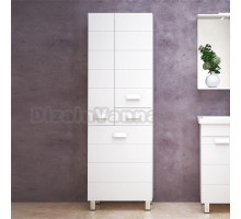 Шкаф-пенал Corozo Денвер 60 Z1, с бельевой корзиной