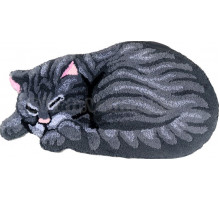 Коврик Carnation Home Fashions Sleeping Cat Grey 84 см